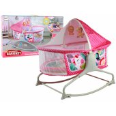 Multifunctional Bed Rocker 2in1 Children®s Mat Sounds Vibrations Pink