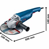 Bosch angle grinder GWS 22-230 J Professional (blue, 2,200 watts, incl