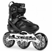 Rolki Blackwheels Dynamic szybkościowe regulowane czarne r. 35-38