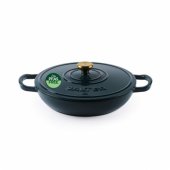BW13772GR Chester 2.8L Shallow Cast Iron Casserole Pot