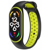 Silicone Strap Xiaomi Mi Band 5/ 6/ 7 Green (05)