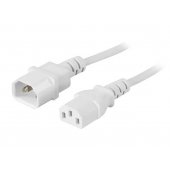 Power cable IEC C14 - C13 3m white