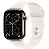 Watch Series 11 Cellular 42mm Gold Titanium / Light Blush Sport M/ L