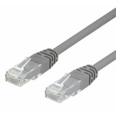 Patch cable U/ UTP Cat6 250MHz LSZH 0.3m grey