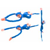 Plush Monkey Mascot with Sound, Blue 80 cm