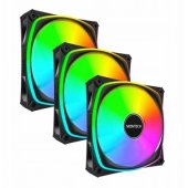 RX120 Pro PWM 120mm Case Fan Black 3pcs