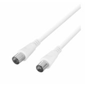 Antenna cable 75 Ohm 3m white