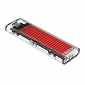 Disk Drive TCM2-C3 M.2 NVME USB-C 10Gb/ s Red