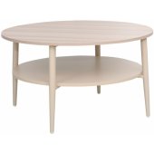 LESTER 80x80xH45cm Light Wood/ Beige