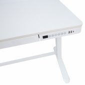 Desk ERGO with 1 motor 120x60xH72-121cm, white