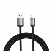 Minimalist USB to Lightning Cable 3A 1m Black