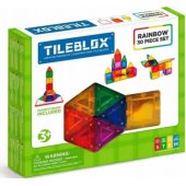 Magformers Tileblox - Rainbow set with magnet
