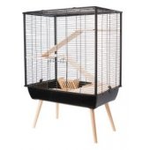 Zolux Cage Neo Cozy Large Rodents H80, black color