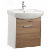 KFA Sella Platinum 40cm undermount cabinet white + brown (5906031447