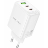 BN32 GaN USB-A/ 2xUSB-C QC 3.0 PD 65W white