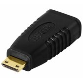 Adapter mini HDMI - HDMI Black