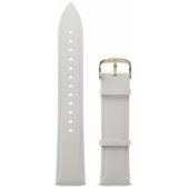 Universal Leather Strap 20mm White