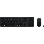 Professional Wireless Rechargeable Combo Keyboard and Mouse (US) Black