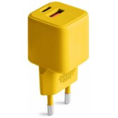 CLS30-AC-05 USB-A / USB-C 30W Yellow