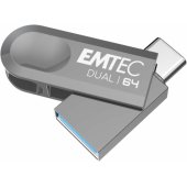 64GB D280 Dual USB-A / USB-C Silver