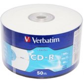 CD-R 700MB Printable Wrap Spindle 50