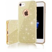 "Glitter 3in1 Back Case Galaxy S25 Ultra" Gold