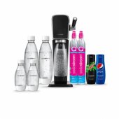 Sodastream Art Saturator + 1 bottle + gas Black