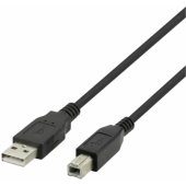 USB-B 2.0 to USB-A 1m Black