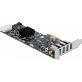 DeLOCK PCIe x4> 4x external SuperSpeed USB (USB 3.2 Gen 1) USB Type-A