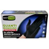 Disposable Gloves 100pcs L Black