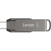 128GB JumpDrive Dual Drive D400 USB 3.1 Gray