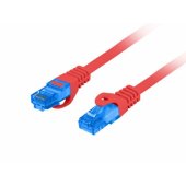 Patchcord S/ FTP Cat.6A LSZH CCA 1m red