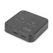 Digitus Dual M.2 NVM SSD Docking Station, docking station (black, USB-