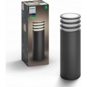 Hue White Lucca Pedestal black