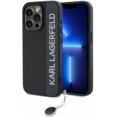 Saffiano Rhinestones and Charm iPhone 15 Pro Max Black