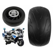 Lean Cars rear wheel for BMW R1200 battery motorcycle