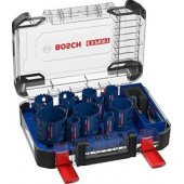 Bosch hole saw Tough material set 14 pieces - 2608900448 EXPERT RANGE