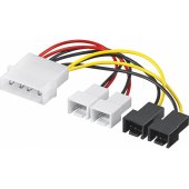 93632 Power Cable/ Adapter For PC Fans 4-pin to 2x2-pin