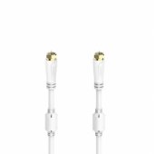 00205251 SAT Connection Cable, F-Plug - F-Plug, Gold-Pla