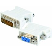Adapter DVI-A 24-pin Male to VGA 15-pin HD (3 rows)