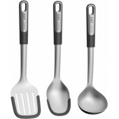 3-pc Utensil Set Graphite