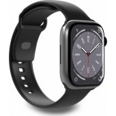 Icon Silicone Strap Apple Watch 42/ 44/ 45/ 49 mm Black