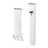 Watch 42/ 44/ 45/ 49mm 3D Rubber Choupette Head Strap White