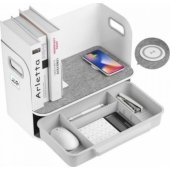 Desk Organizer with drawer and wireless charger