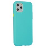 "Solid Silicone Case Apple iPhone 12 / 12 Pro" Mint