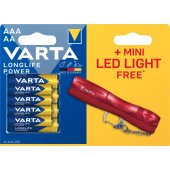 Longlife Power AA/ AAA + Mini LED light