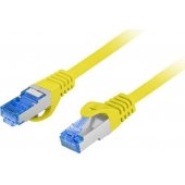 Patchcord S/ FTP Cat.6A LSZH CCA 0.25m yellow