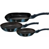 Berlinger Haus grill pan cast iron 20 24 28cm 3pcs.