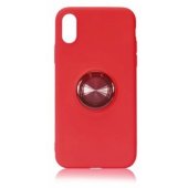 "Ring Slicone Case with Magnet iPhone 12 / 12 Pro" Red