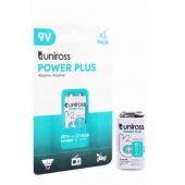 6LR61 9V Power Plus Alkaline UPP9PK1 1pcs